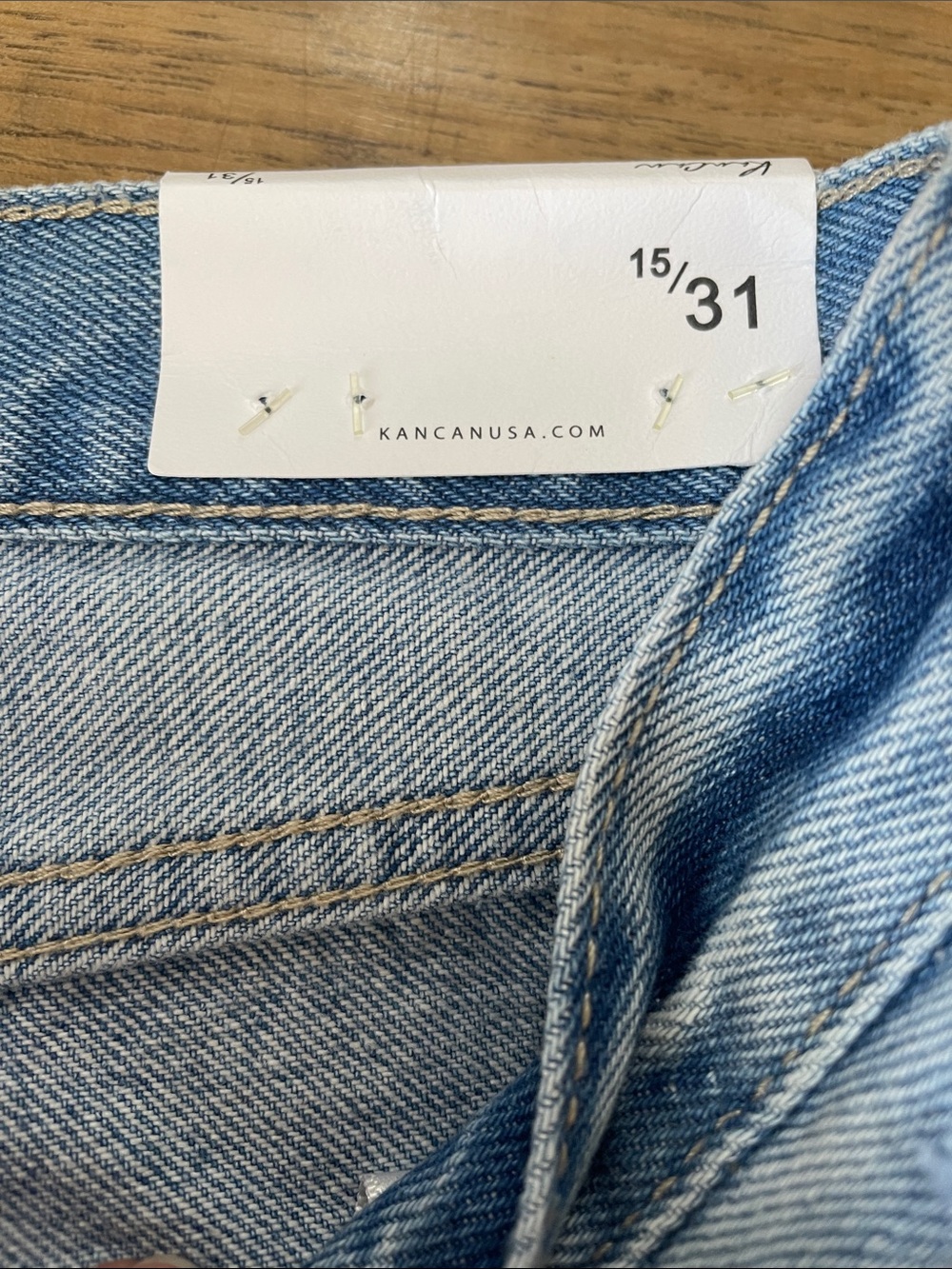 KanCan Light Blue Distressed Boyfriend Jeans - Picture 3 of 8